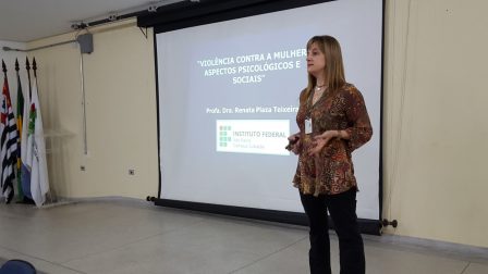 Professora Ministrou Palestra No IFSP Sobre A Violência Contra A Mulher ...