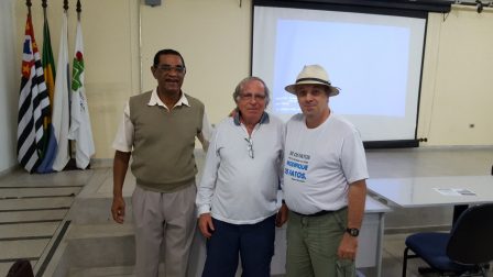 Ailton Prado, Miguel Angel e professor Ricardo Plaza