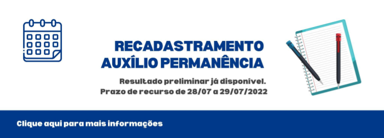 Programa de Auxílio Permanência - Edital CAR.0064/2022