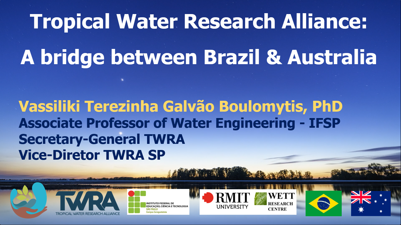 Apresentação da Prof. Dra. Vassiliki Boulomytis no 6th Water Research Symposium