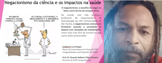 Imagem 11 - Slide apresentado por Indalecio Luiz Borges