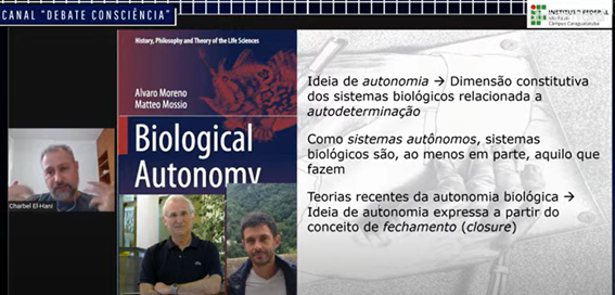 Imagem 4 - Slide sobre autonomia apresentado pelo professor Charbel