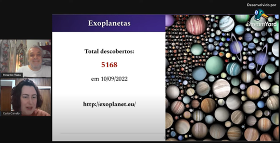 Imagem 5 – Slide sobre exoplanetas