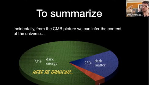 Imagem 6 – Cena de seminário sobre Matéria Escura