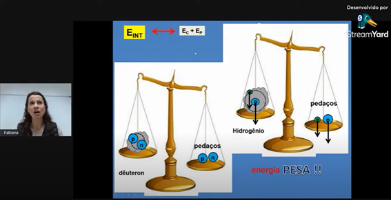 Imagem 6 – Slide sobre o fato de que a energia pesa