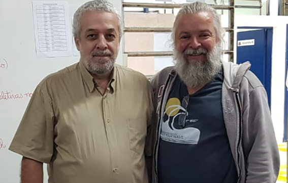 Imagem 5 – Professores Ricardo Plaza e Roberto Felipe