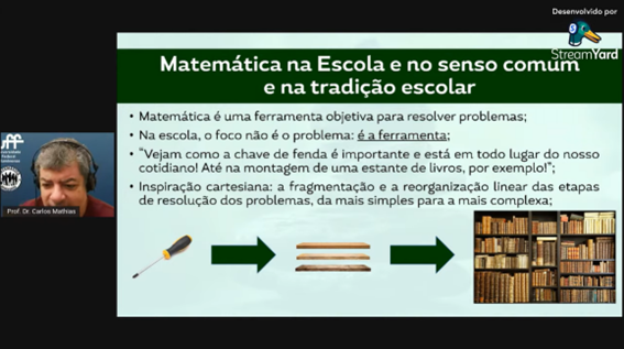 Imagem 5 – Slide sobre a Matemática na Escola