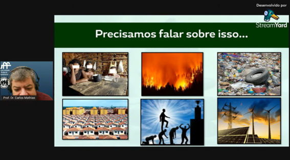 Imagem 6 – Slide apresentado pelo professor Carlos Mathias