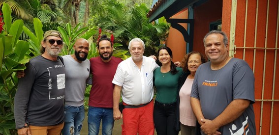  Imagem 3 – Professores Osvaldo, Renato, Vitor, Ricardo, Miriam, Virginia e Jadir