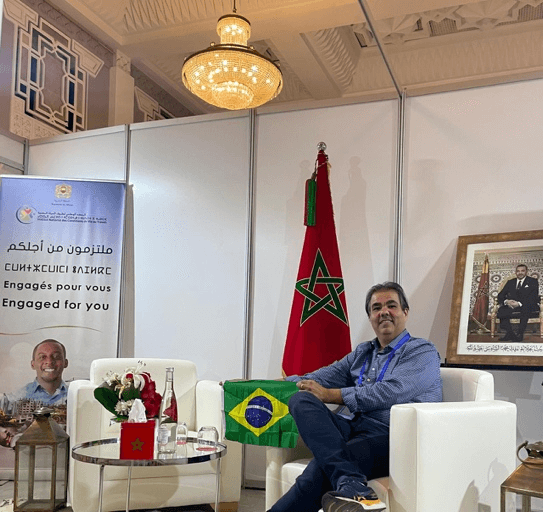 FIGURA 1 - Professor Dr. Adriano A R Barbosa representando o IFSP no ICOH 2024.