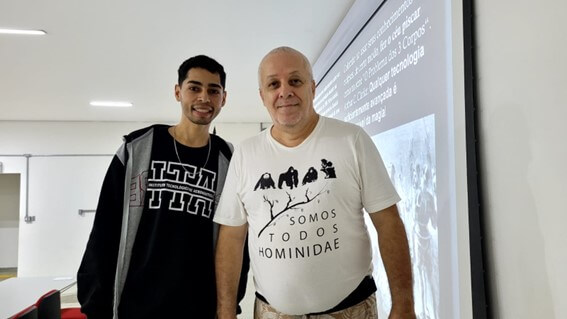 Imagem 3 – José Walter e professor Ricardo Plaza