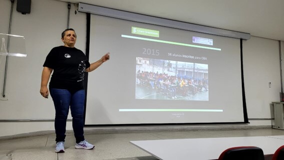 Imagem 4 – Apresentação sobre a Noite com as Estrelas