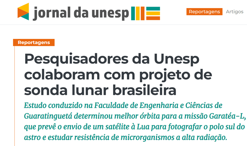 Imagem 4 – Artigo sobre sonda lunar brasileira