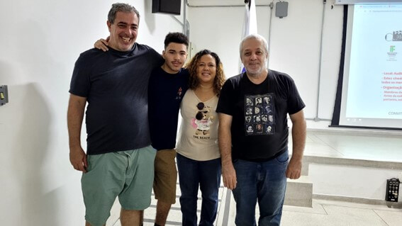 Imagem 3 – Flavio, Nicolas, Marta e Ricardo