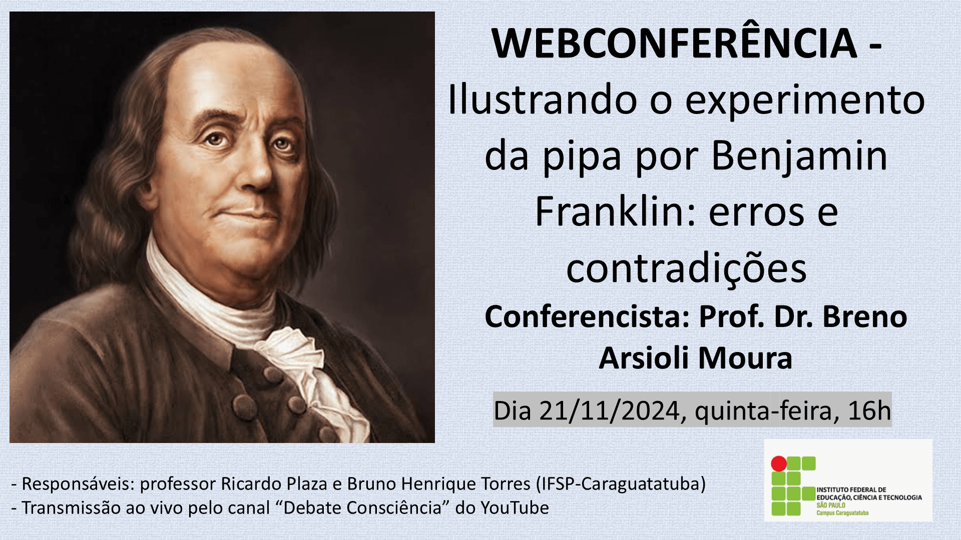 Imagem – Cartaz – Webconferência 21 11 2024