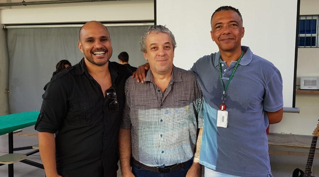 Professores Mauro, Ricardo e Alexandre