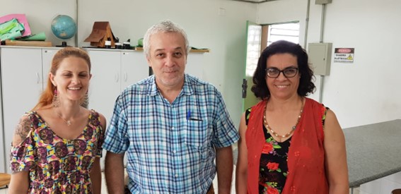 Imagem 7 – Professores Jaqueline, Ricardo e Edna