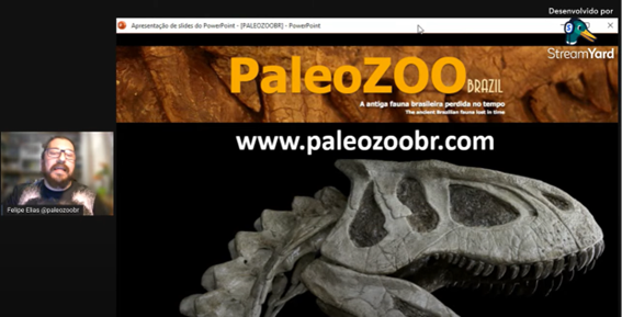 Imagem 5 – Slide sobre o site PaleoZoo Brazil