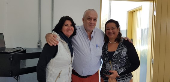 Imagem 3 – Professores Mônica, Ricardo e Rosana