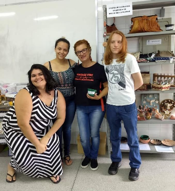 Vitoria, Fernanda, Expositora Sirley Ordonis e Marcelo