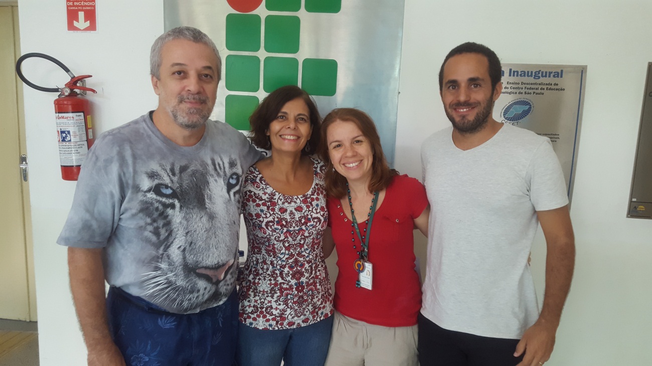 Professores Ricardo Plaza, Shirley, Priscila e Ricardo Soares