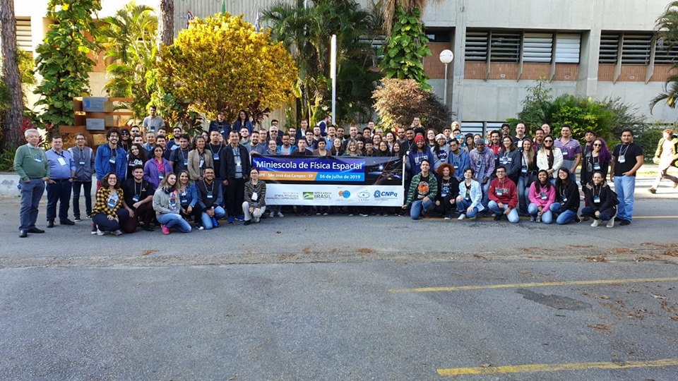 Participantes da Miniescola de Física Espacial do INPE 2019